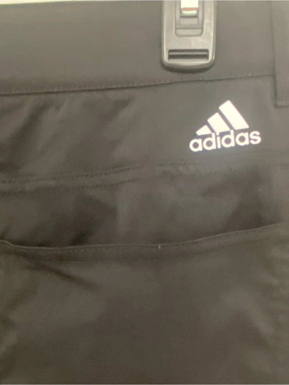 Adidas Men’s Golf Shorts Size 38 Black Stretch Performance 10” Athletic